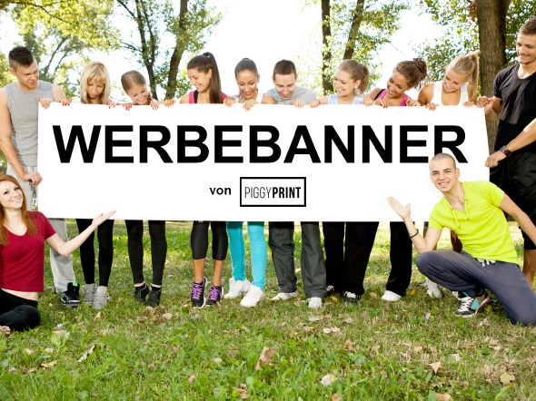 Ein Werbebannervon piggyprint  ist die gnstige Alternative um Ihr Anliegen im XXL-Format zu prsentieren.